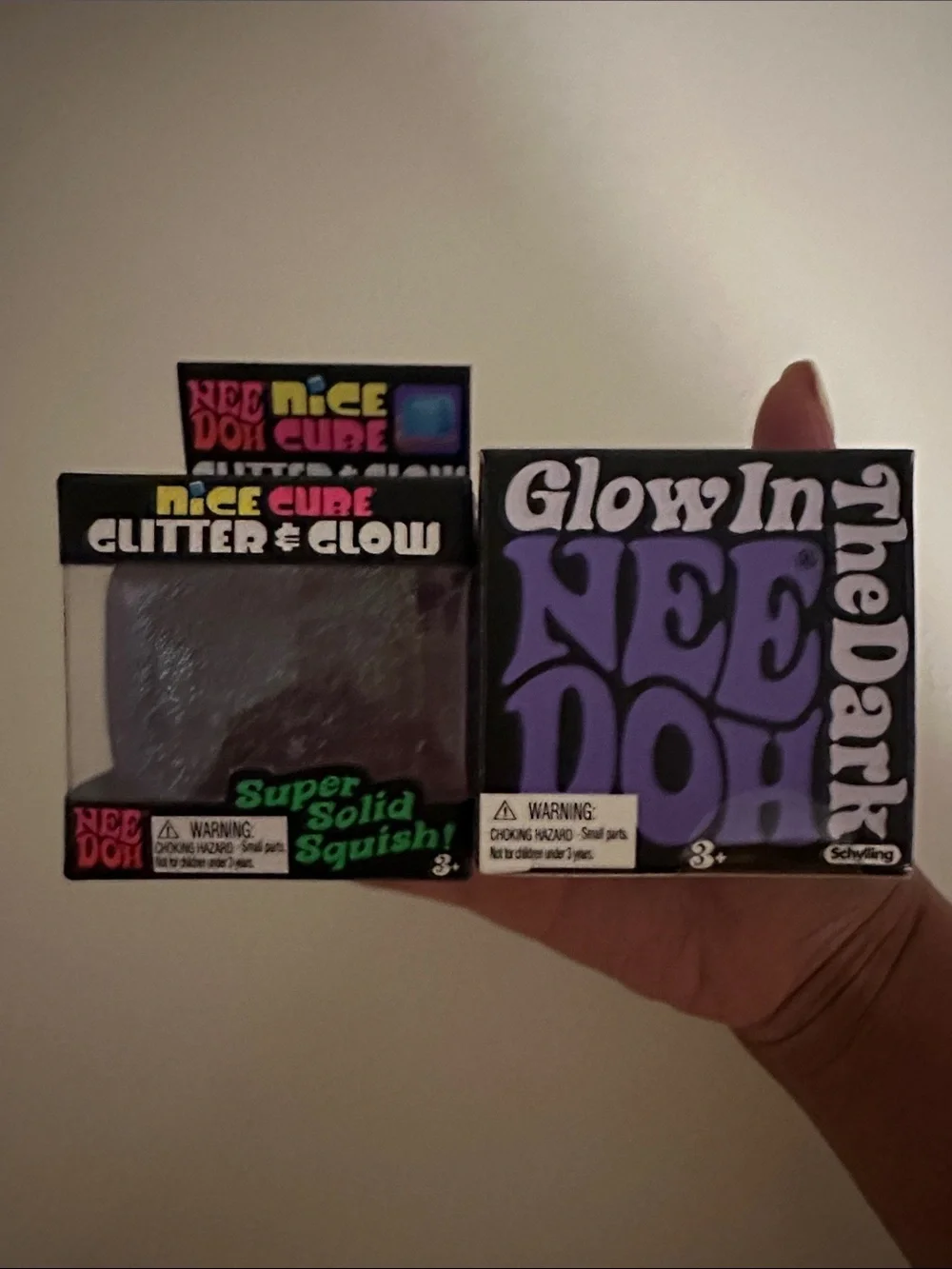 Rare Purple Needoh Bundle-glitter and glow and glow in the dark groovy glob